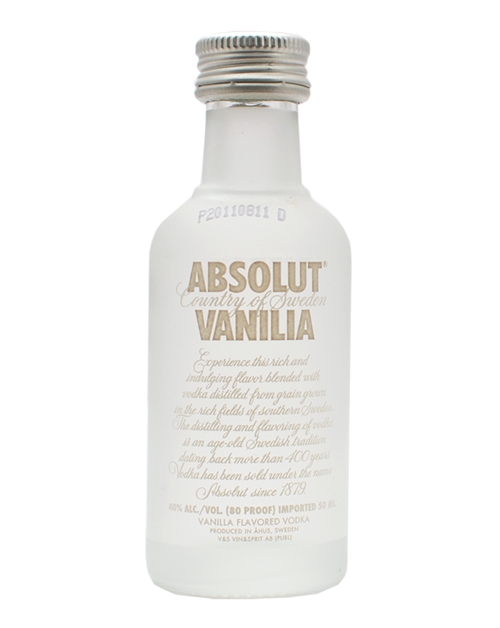 Absolut Miniature Vanilia Swedish Vodka 5 cl 40%