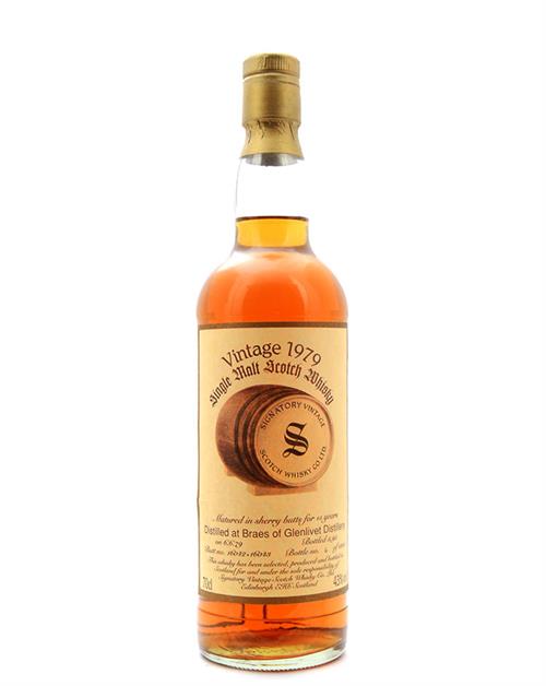Braes of Glenlivet 1979/1995 Signatory Vintage 15 years old Single Malt Scotch Whisky 43%