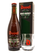 Duvel Gift Set w. glass Barrel Aged Batch No 7 Irish Whiskey Barrel Edition Beer 75 cl 11,5%