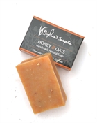 Highland Soap Co Honey & Oats Handmade Mini Soap Block 35g