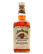 Jim Beam 5 years old WHITE LABEL Old Version 2 Sour Mash Kentucky Straight Bourbon Whiskey 175 cl 40%