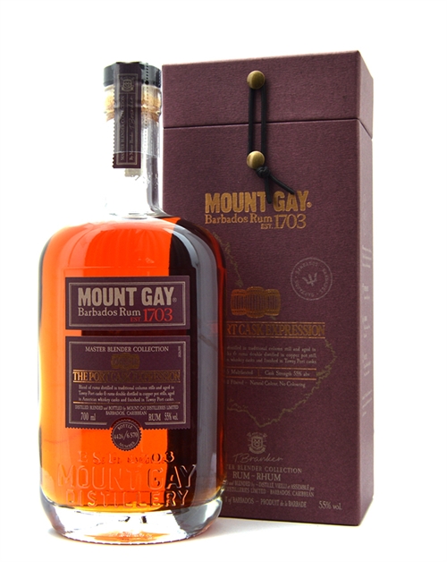 Mount Gay The Port Cask Expression Blended Barbados Rum 70 cl 55