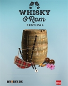 Entré til Whisky & Rom Festival Saturday 26. oktober 2024 kl.13:00 - 16:00 Print your ticket here
