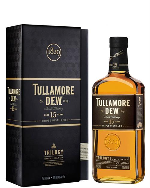 Tullamore Dew Trilogy 15 years old Triple Distilled Irish Single Blend Whiskey 70 cl 40%