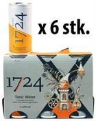 Seventeen 1724 Tonic Water Cans x 6 pc. in box - Perfect for Gin and Tonic 20 cl