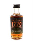 1770 Glasgow Miniature Peated Single Malt Scotch Whisky 5 cl 46%