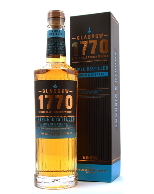 1770 Glasgow Triple Distilled Single Malt Scotch Whisky 70 cl 46