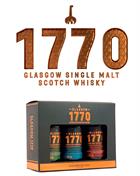 1770 Glasgow Giftbox 3 x 5 cl Miniature Single Malt Scotch Whisky 46
