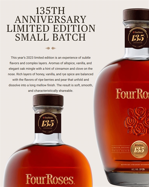 It\'s finally here - Four Roses Small Batch 2023 Limited Edition