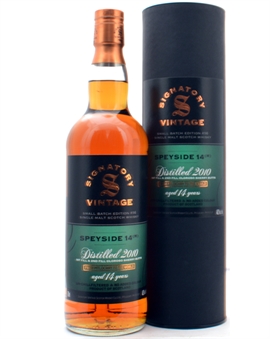 Speyside 14 (M) 2010/2024 Signatory Small Batch 14 yr Single Speyside Malt Whisky 48,2%