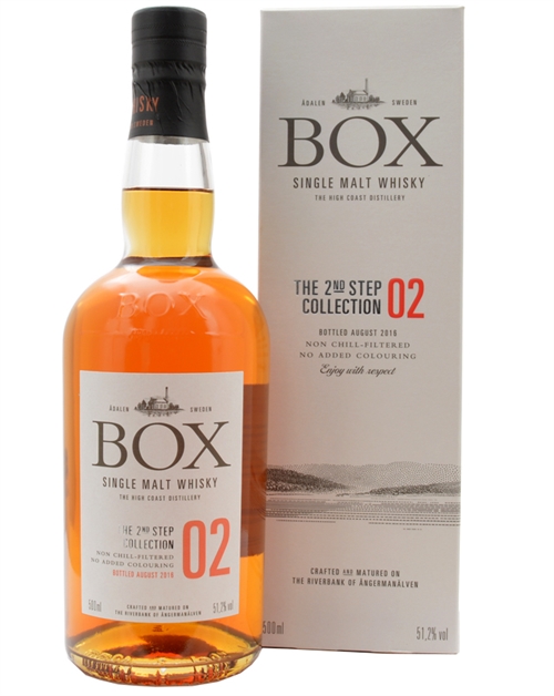 Box Destilleri The 2nd Step Collection 02 Swedish Single Malt Whisky 51,2%