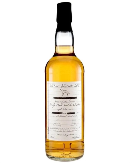 Aberdeenshire Glen Garioch 12 year old Little Brown Dog Single Malt Scotch Whisky 46%