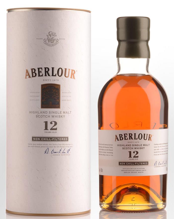 Aberlour 12 year old Non Chillfiltered Single Speyside Malt Whisky 48%