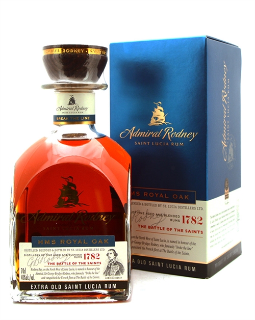 Admiral Rodney HMS Royal Oak St. Lucia Rum 70 cl 40%