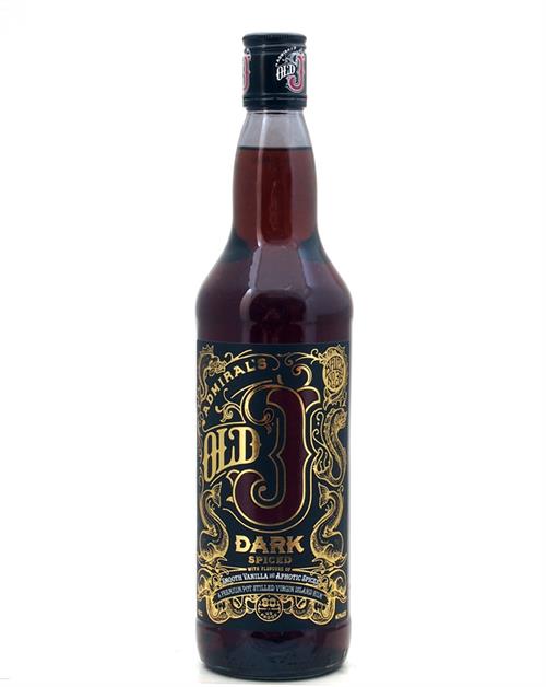 Admirals Old J Spiced Dark English Rum 70 cl 40%