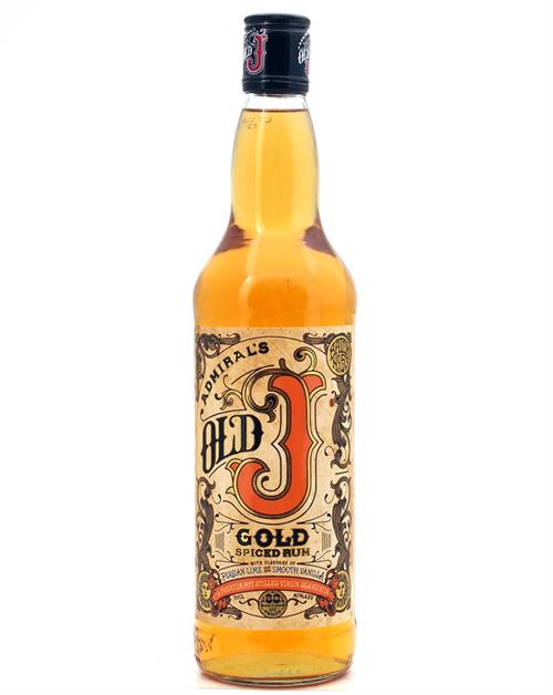 Admirals Old J Spiced Gold Rum 70 cl 40%