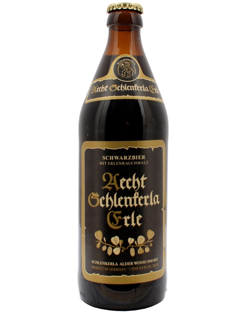 Heller-Brau Aecht Schlenkerla Erle Schwarzbier German Smoked Beer 500 ml 4.2%