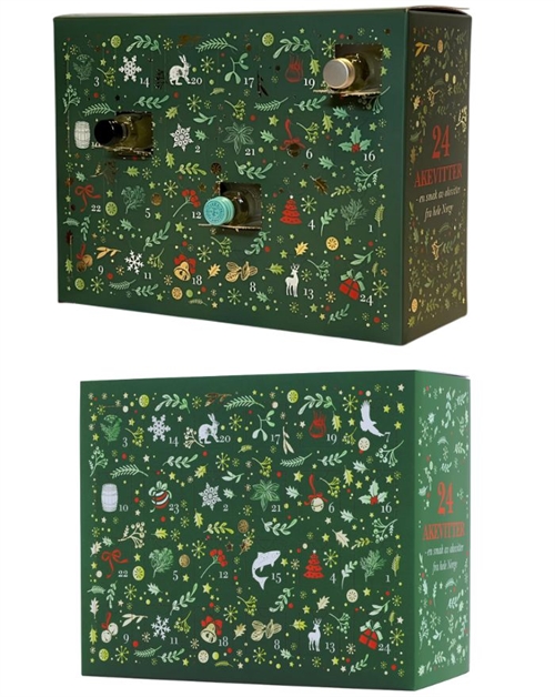 Aquavit Christmas Calendar – 24 Aquavits A Taste of Norway 24 x 2 cl 40%