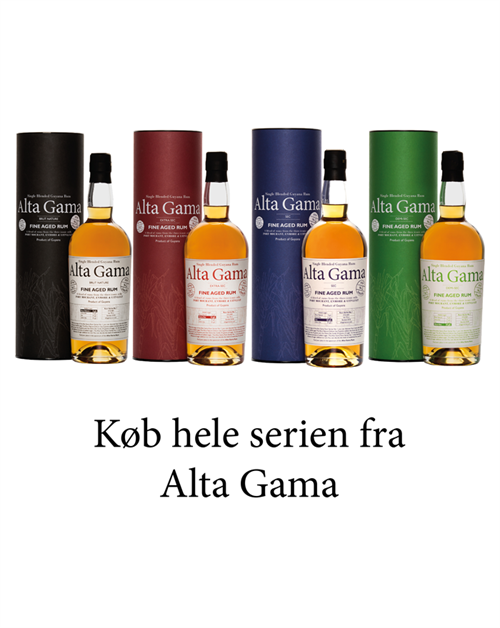 Alta Gama the entire series Guyana Rum 4x70 cl 41%