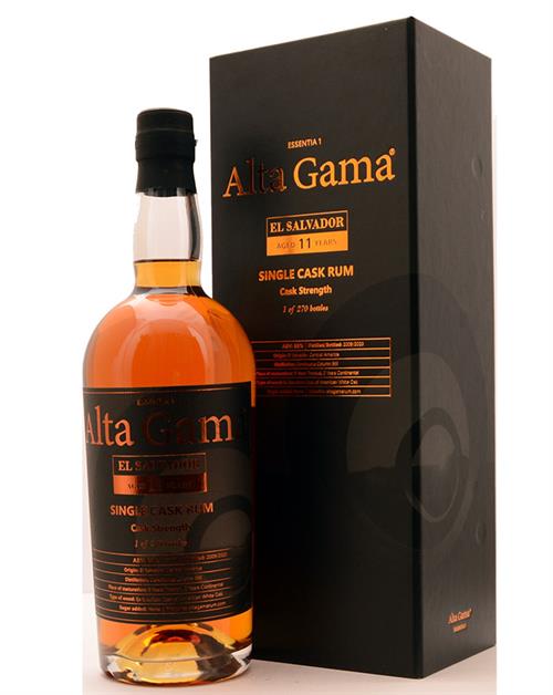 Alta Gama El Salvador 11 years old Essentia 1 Single Cask Rum 70 cl 66%
