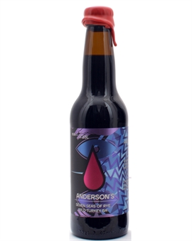 Andersons Craftbeer Seven Seas of Rye Wild Turkey Bourbon BA Imperial Stout Strong Dark Beer 33 cl 13.5%