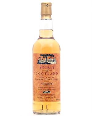 Ardbeg 1996/2004 Spirit of Scotland 8 years Cask 896 Single Islay Malt Whisky 70 cl 50,2% 50,2%.