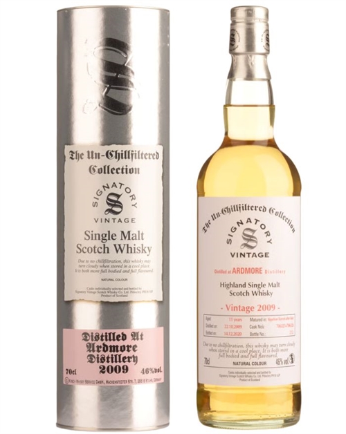 Ardmore 2009/2020 Signatory Vintage 11 years old Highland Single Malt Scotch Whisky 70 cl 46%