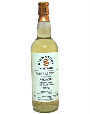 Ardmore 2008/2015 Signatory Vintage 7 years Vinmonopolet Single Highland Malt Whisky 40%