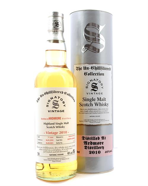 Ardmore 2010/2021 Signatory Vintage 11 years old Single Highland Malt Whisky 46%