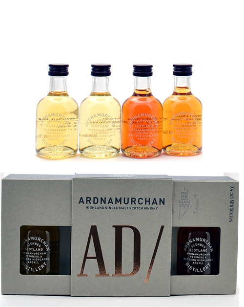 Ardnamurchan Miniature 2024 Giftbox Single Malt Whisky 4x5 cl 46.8-50%