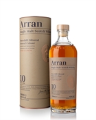 Arran 10 years Single Island Malt Whiskey 46%.