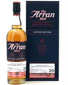 Arran 1998/2018 Limited Edition 20 years old Single Island Malt Whisky 70 cl 51,7%