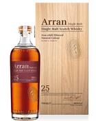 Arran 25 year old Single Island Malt Whisky 70 cl 46%