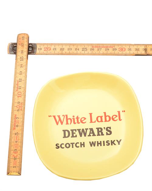 Ashtray with Dewar\'s whisky logo 2