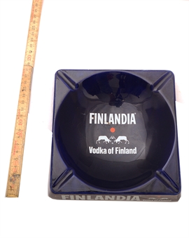 Ashtray with Finlandia whiskey logo 2