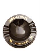Ashtray with Highland Queen whiskylogo 2