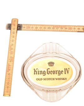 Ashtray with King George IV whiskey logo 4