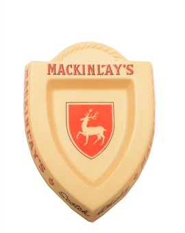 Ashtray with Mackinlay whisky logo 1