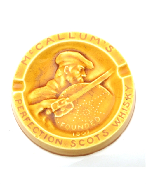 Ashtray with McCallums whiskey logo 1