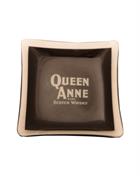 Ashtray with Queen Anne whiskey logo 1