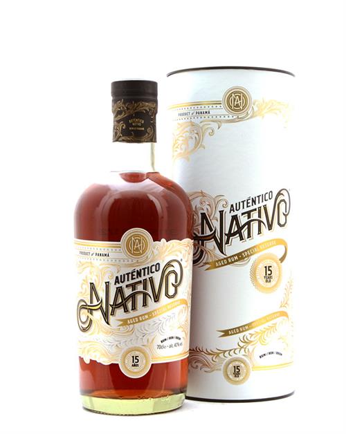 Autentico Nativo Aged Special Reserve 15 years old Panama Rum 70 cl 40%