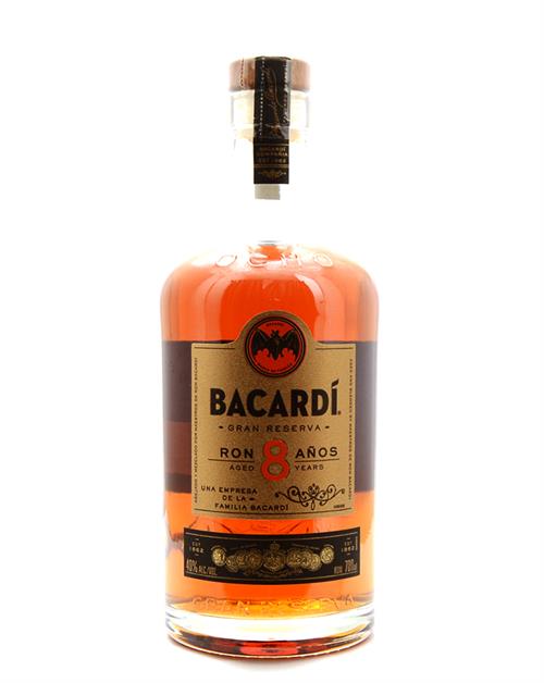 Bacardi 8 years old Gran Reserva Old Version 2 Ocho Rum 70 cl 40%