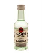 Bacardi Miniature Carta Blanca Puerto Rico Rum 5 cl 37,5%.