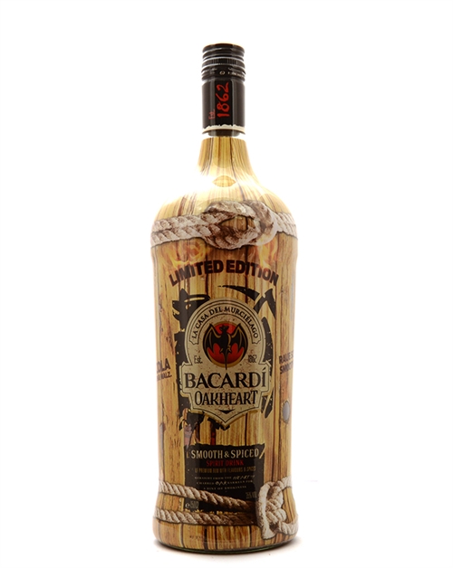 Bacardi Oakheart Smooth & Spiced Spirit Drink Rum 150 cl 35% 35