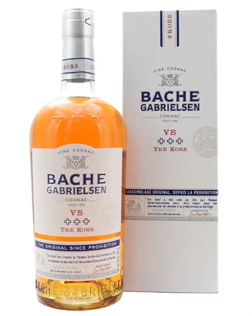 Bache Gabrielsen 3 Kors Fine French Cognac 70 cl 40%