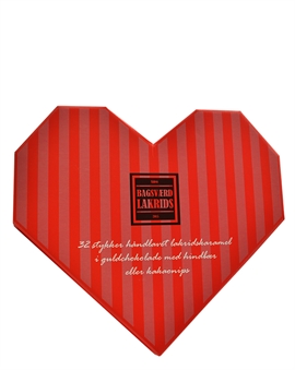 Bagsværd Handmade Heart Box Licorice 320g