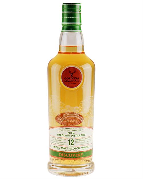 Balblair 12 years Gordon MacPhail The Discovery Range Speyside Malt Whisky 43