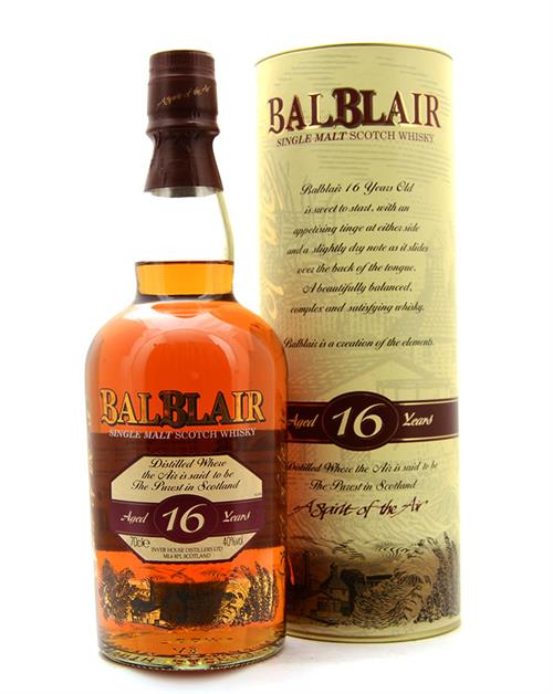 Balblair 16 years A Spirit Of The Air Single Malt Scotch Whisky 40%