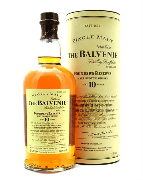 Balvenie 10 years Founders Reserve Single Malt Scotch Whisky 100 cl 43