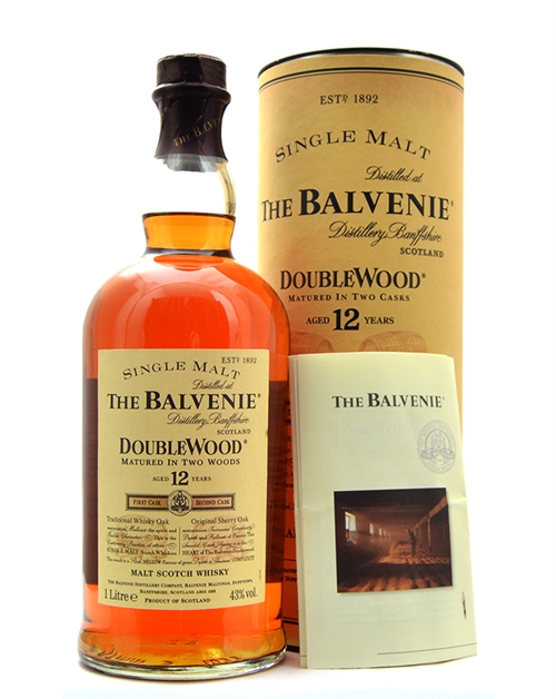 Balvenie 12 years old Doublewood Old Version 12 Single Malt Scotch Whisky 100 cl 43%